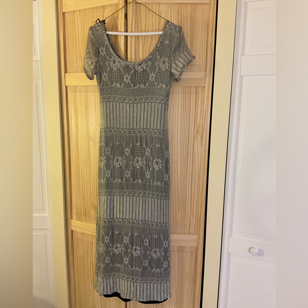 VTG Superstition, New York Lace Overlay Dress
